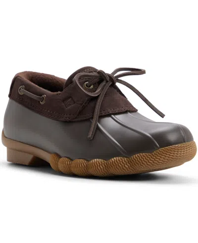 Sperry Saltwater Waterproof Duck Shoe In Brown