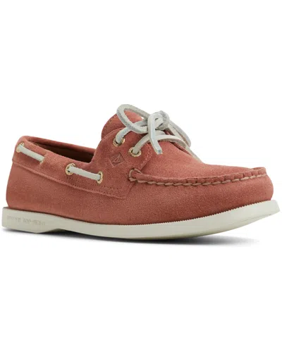 Sperry Women's Authentic Original 2 Eye Lace-up Boat Shoe In Dark Rose