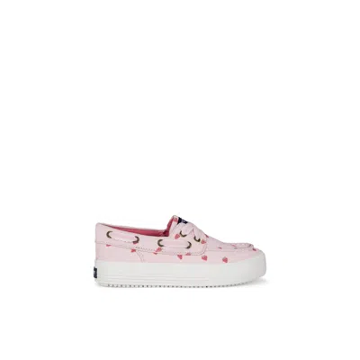 Sperry Women's Bahama Junior Platform Sneaker In Pink