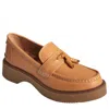 Sperry Women's Bayside Loafer In Taupe Leather
