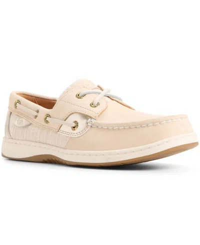 Sperry Women's Bluefish Two-eye Square Toe Boat Shoes In Neutral