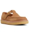 Sperry Women's Captain's Oxford Mary Jane Round Toe Crepe Shoes In Brown