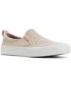 Sperry Women's Crest Twin Gore Perforated Slip On Sneakers, Created For Macy's In Medium Pink