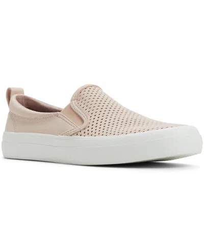 Sperry Women's Crest Twin Gore Perforated Slip On Sneakers, Created For Macy's In Medium Pink
