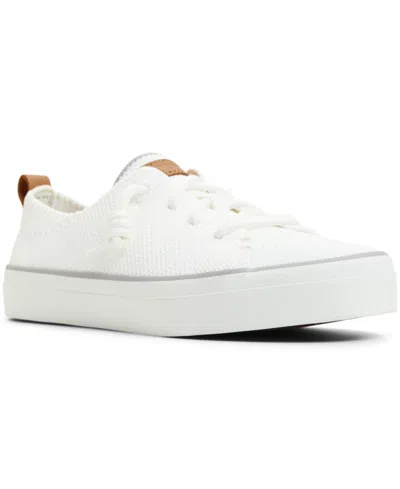 Sperry Women's Crest Vibe Knit Lace-up Sneakers In Ivory