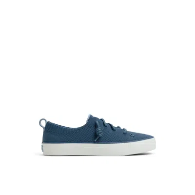 Sperry Women's Crest Vibe Knit Sneaker Low Top Sneakers In Blue