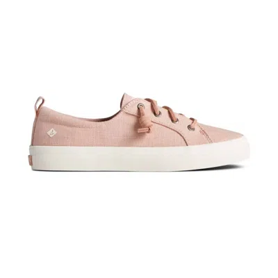 SPERRY WOMEN'S CREST VIBE TEXTURED DENIM SNEAKER IN TEXTILE ROSE