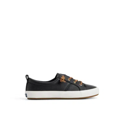 Sperry Women's Crest Wave Sneaker Low Top Sneakers In Black