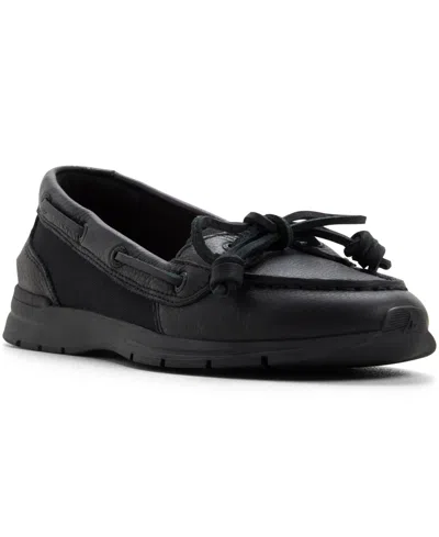 Sperry Women's Daisyfish One-eye Lace-up Boat Shoes In Black