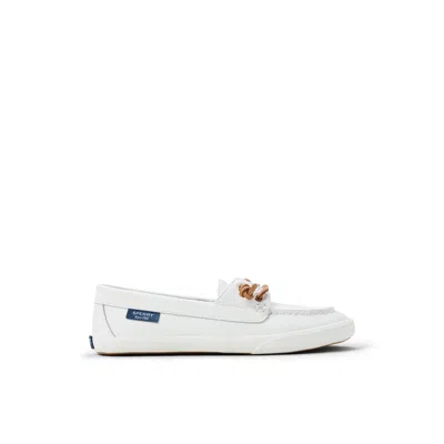 Sperry Women's Lounge Away Sneaker Slip Ons In White