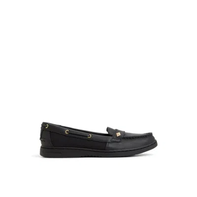 Sperry Women's Minnow Fish Loafer Boat Shoe In Black