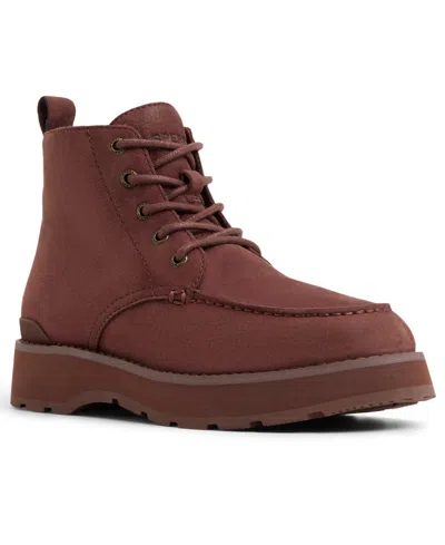 Sperry Women's Newbury Suede Lace-up Lug Sole Boots In Dark Choco