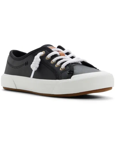 Sperry Pier Wave Low Top Sneaker In Black
