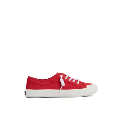 Sperry Women's Pierwave 2 Lace To Toe Sneaker Low Top Sneakers In Red