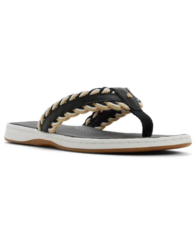 Sperry Women's Pony Fish Open Toe Slip-on Sandals In Black