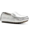 Sperry Women's Port Driver Round Toe Flats In Silver