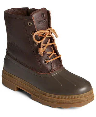 Sperry Women's Saltwater 2.0 Round Toe Boots In Animal Print