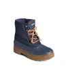 Sperry Women's Saltwater 2.0 Round Toe Boots In Mix Mat Navy