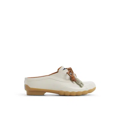 Sperry Women's Saltwater™ Duck Mule Clog Shoes In White