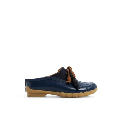 Sperry Women's Saltwater™ Duck Mule Clog Shoes In Navy