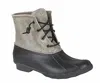 Sperry Saltwater Waterproof Rain Boot In Black