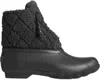 Sperry Women's Saltwater Sherpa Duck Boots In Black In Black