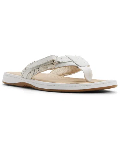 Sperry Women's Seafish Flip Flop Sandals, Created For Macy's In White