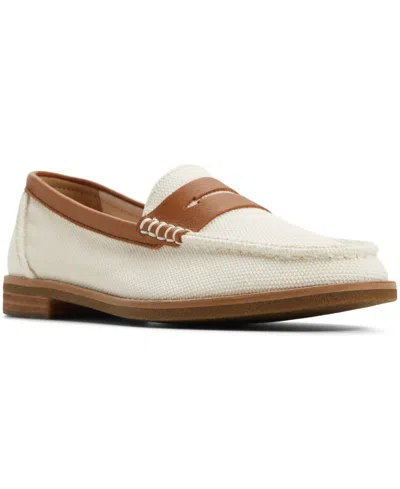 Sperry Women's Seaport Penny Slip On Loafers In Ecru