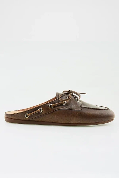 Sperry Women's Slim Boat Mules In Brown, Women's At Urban Outfitters