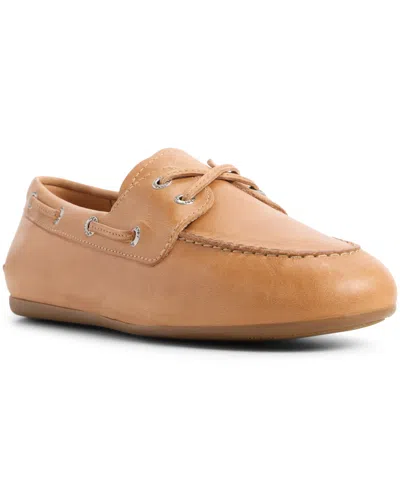 Sperry Women's Slim Lace-up Boat Shoes In Smooth Tan