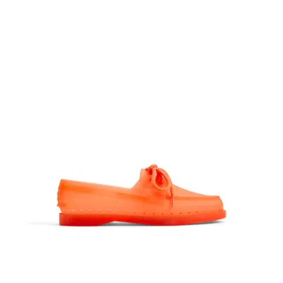 Sperry Women's  X Monse Authentic Original™ 2-eye Jelly Boat Shoe In Orange