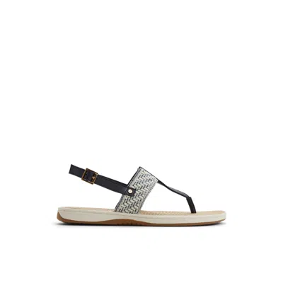 Sperry Women's Sunfish Thong Flat Sandals In Navy