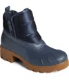 Sperry Syren Ascend Womens Memory Foam Rubber Winter & Snow Boots In Navy