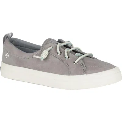 Sperry Womens Canvas Low Top Casual Shoes In Grey