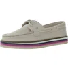 Sperry Womens Memory Foam Boat Shoes In Multi