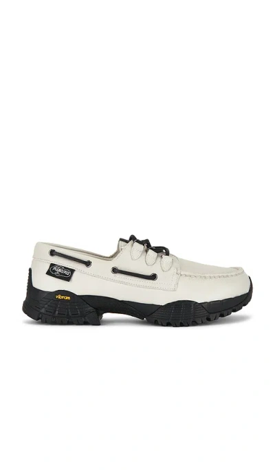 Sperry X Pleasures 3-eye Vibram Hiker Loafer In White