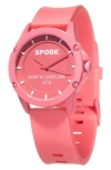 Spgbk Watches Bubblegum Silicone Strap Watch, 44mm