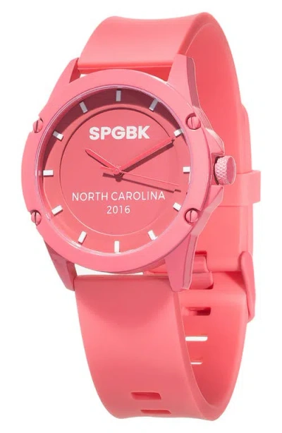 Spgbk Watches Bubblegum Silicone Strap Watch, 44mm