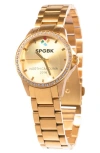 Spgbk Watches Crystal Bracelet Watch, 32mm In Gold Tone