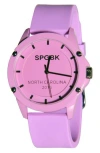 Spgbk Watches Unisex Seabrook Lavender Silicone Strap Watch 44mm In Lavender
