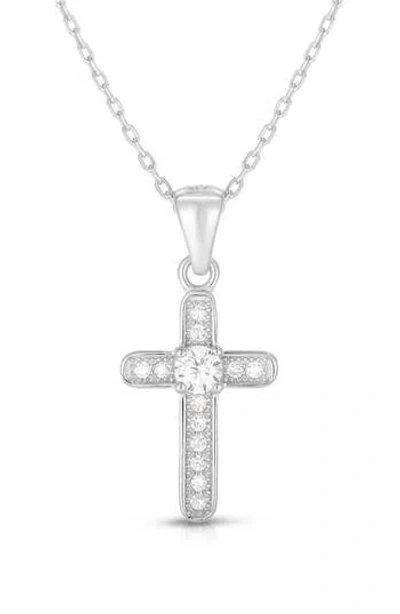 Sphera Milano 14k Gold Plated Cross Pendant Necklace In Metallic