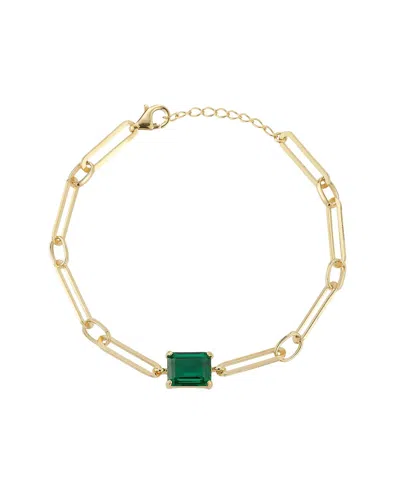 Sphera Milano 14k Gold Plated Cz Bracelet