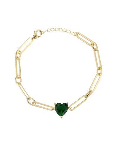 Sphera Milano 14k Gold Plated Cz Bracelet