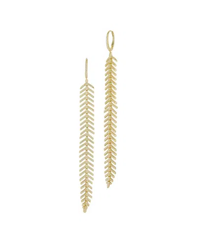 Sphera Milano 14k Gold Plated Cz Earrings