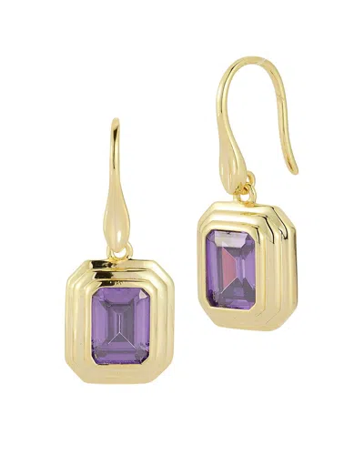 Sphera Milano 14k Gold Plated Cz Earrings