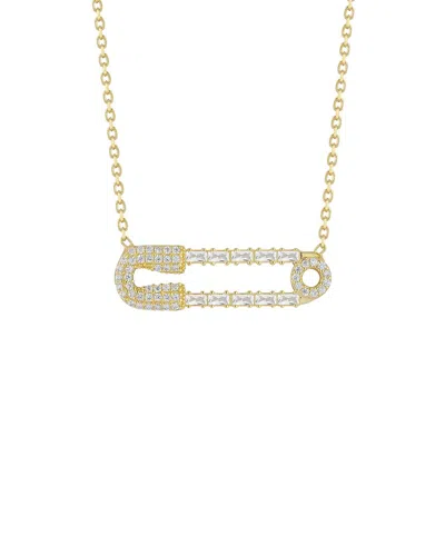 Sphera Milano 14k Gold Plated Cz Necklace