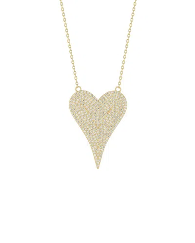 Sphera Milano 14k Gold Plated Cz Necklace