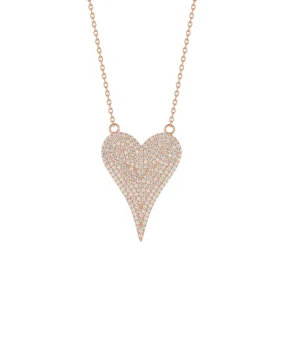 Sphera Milano 14k Gold Plated Cz Necklace In Multi