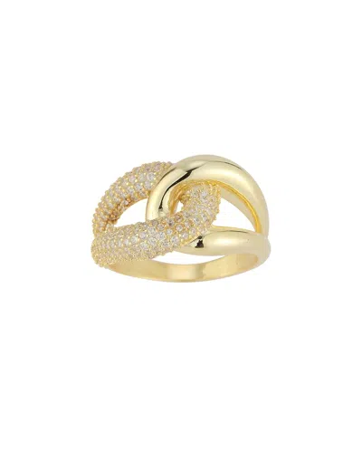 Sphera Milano 14k Gold Plated Cz Ring