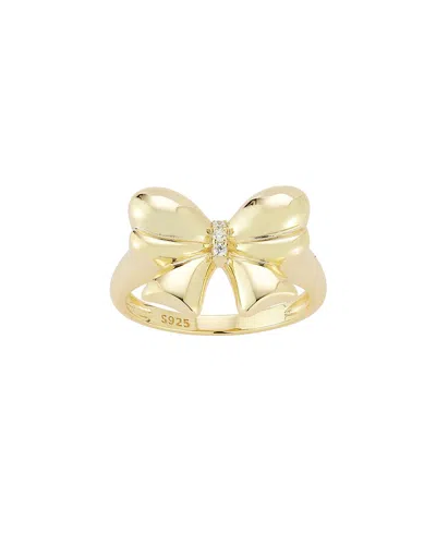 Sphera Milano 14k Gold Plated Cz Ring